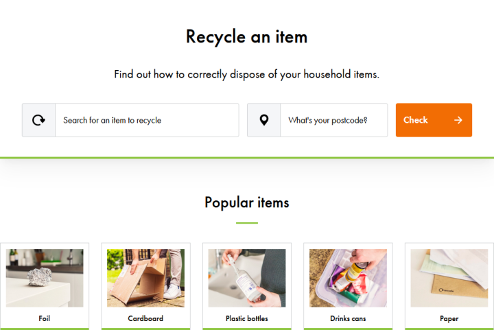 Recycle an item locator